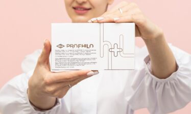 woman holding profhilo injections box